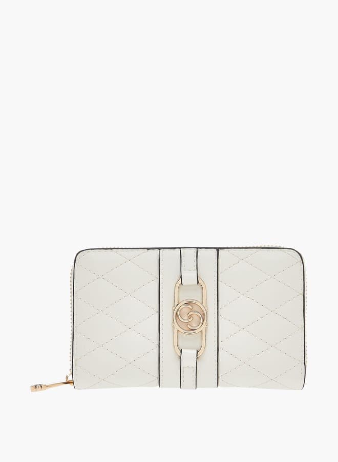 Celeste Luxury Quilted Zip Wallet - Elegance on the Go - Image 1