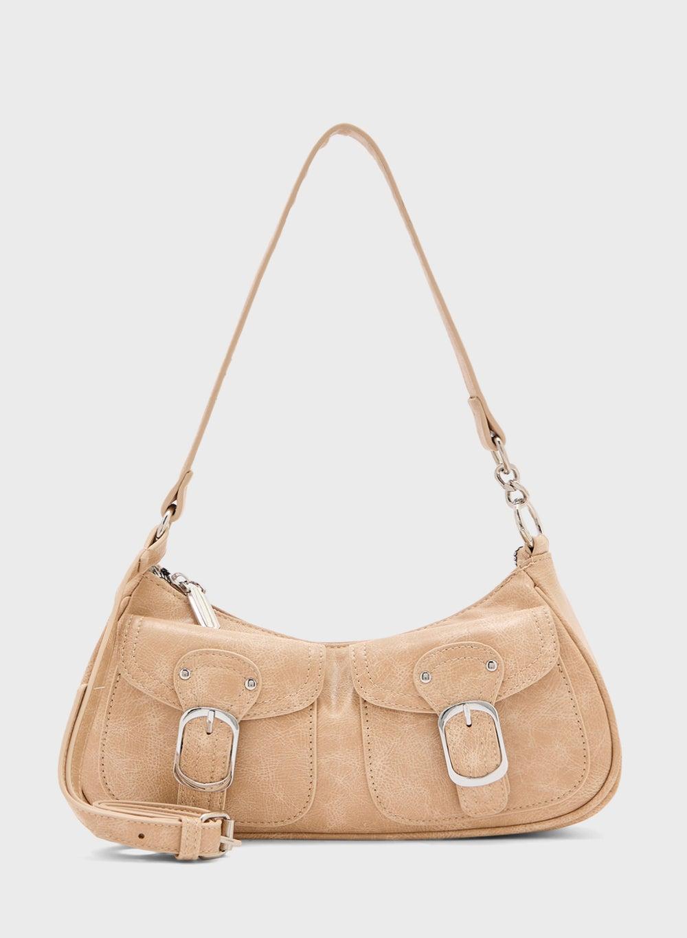 Ginger Chic Distressed Shoulder Bag for Women - Image 1