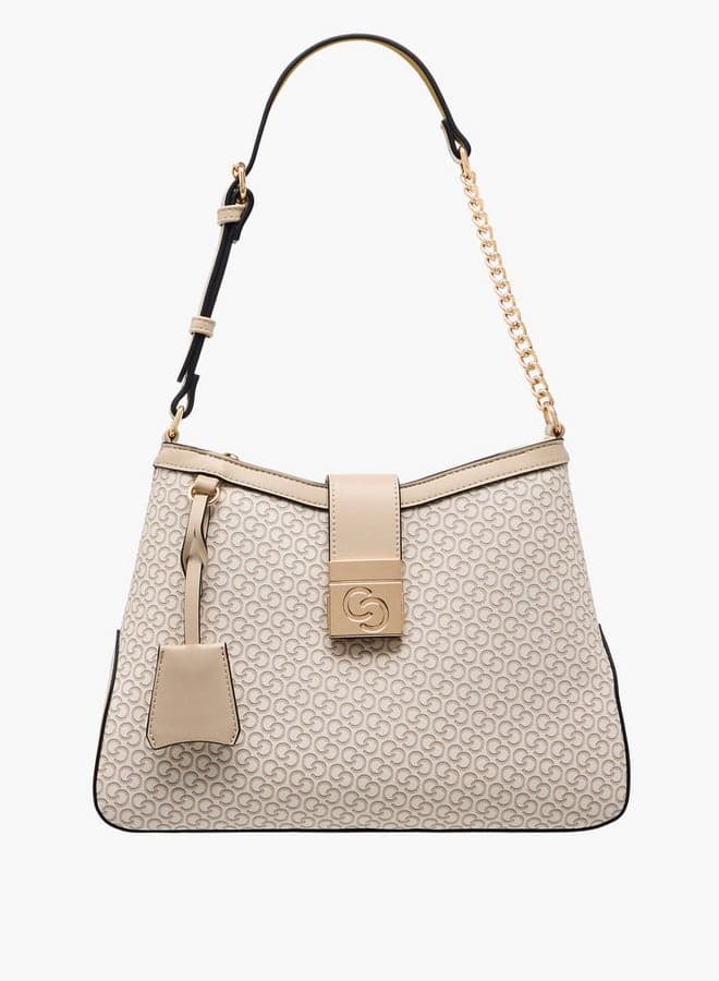 Celeste Elegance Monogram Shoulder Bag for Women - Image 1