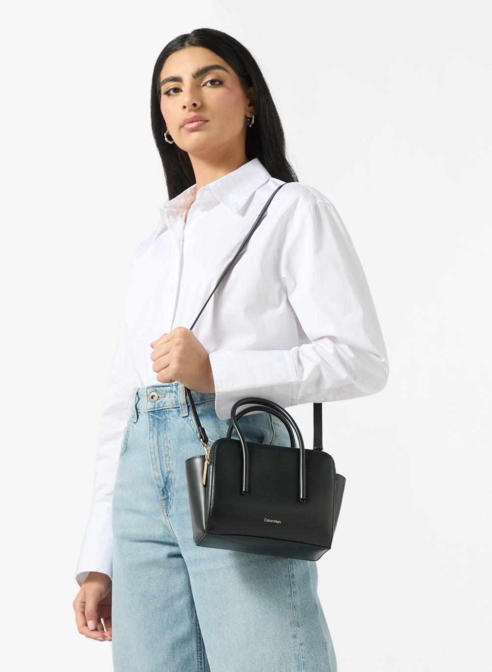 CALVIN KLEIN Elegance Top Handle Women's Satchel Bag - Image 1