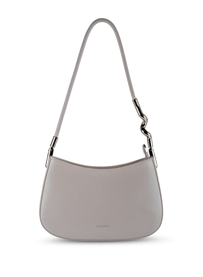 Vincci Elegance: Sleek Grey Shoulder Bag for Women - Image 1