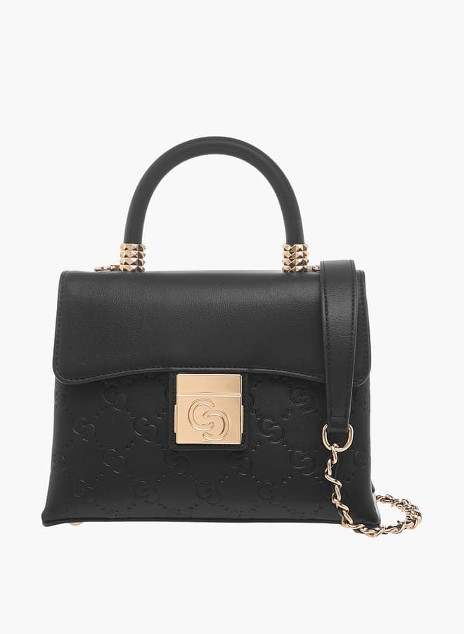 Celeste Monogram Embossed Women's Crossbody: Elegance on the Go - Image 1