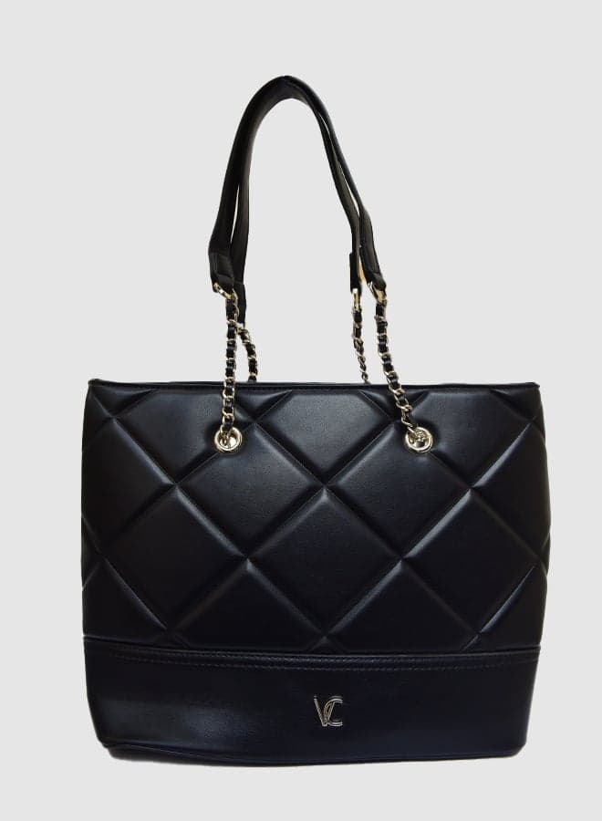 Vincci Elegance: Quilted Tote Bag for Discerning Women - Image 1