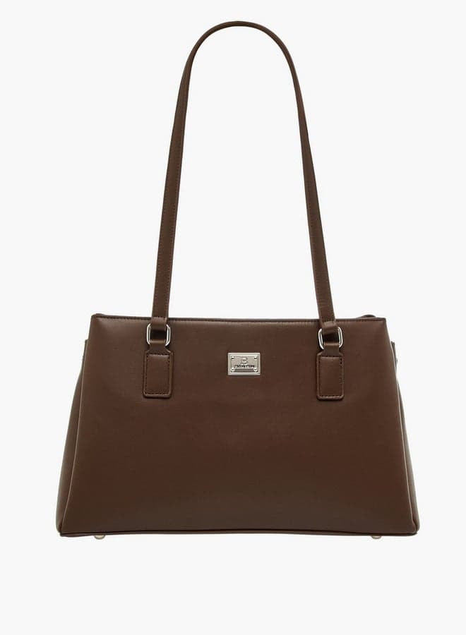 Flora Bella Shoulder Elegance - Women's Chic Solid Bag - Image 1