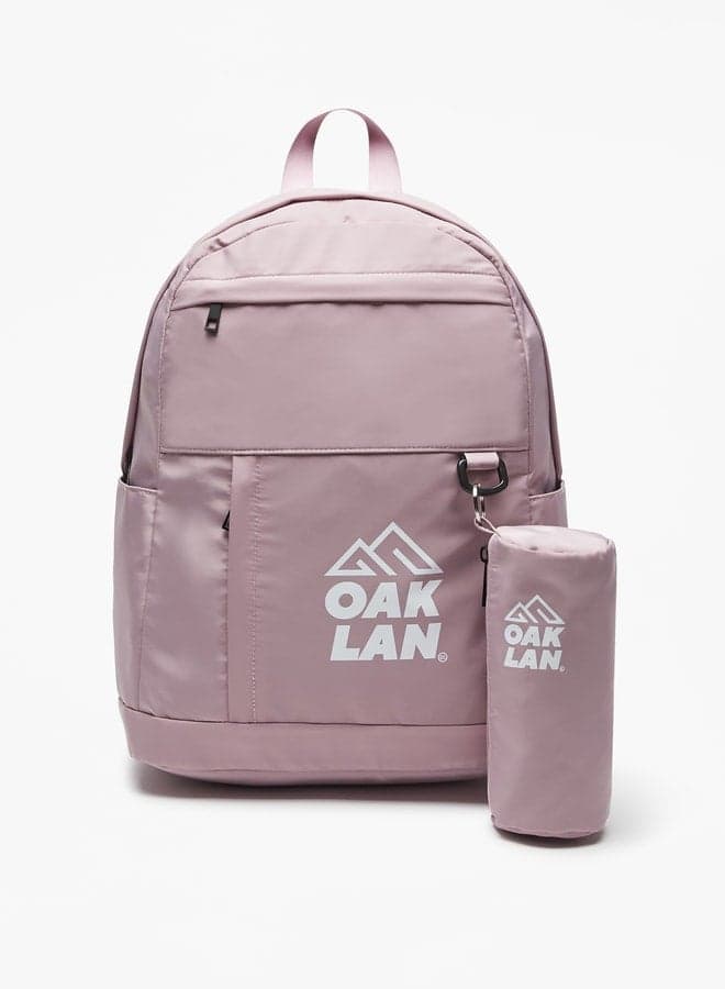 Oaklan by Shoexpress Elegant Women's Logo Backpack - Image 1