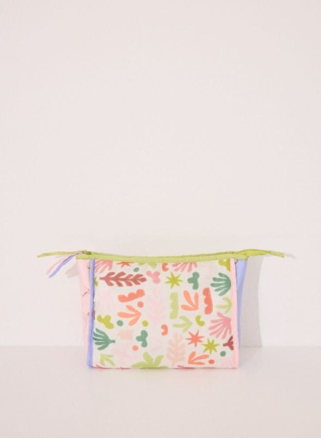 women'secret Multicolour Leaf-Patterned Vanity Case - Image 1