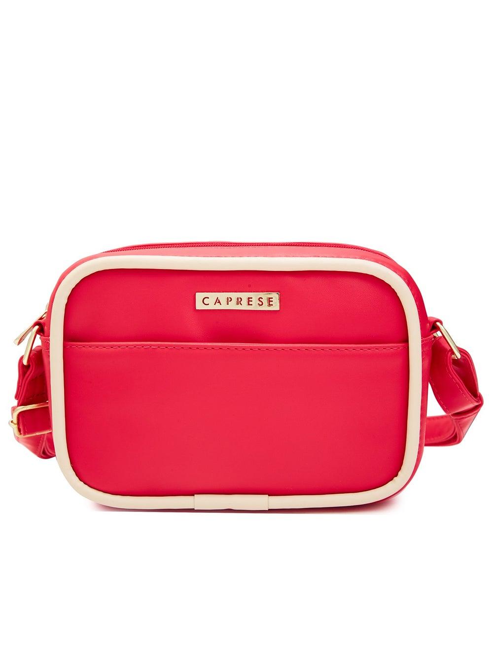 CAPRESE Gracie Magenta Faux Leather Medium Sling Bag - Image 1