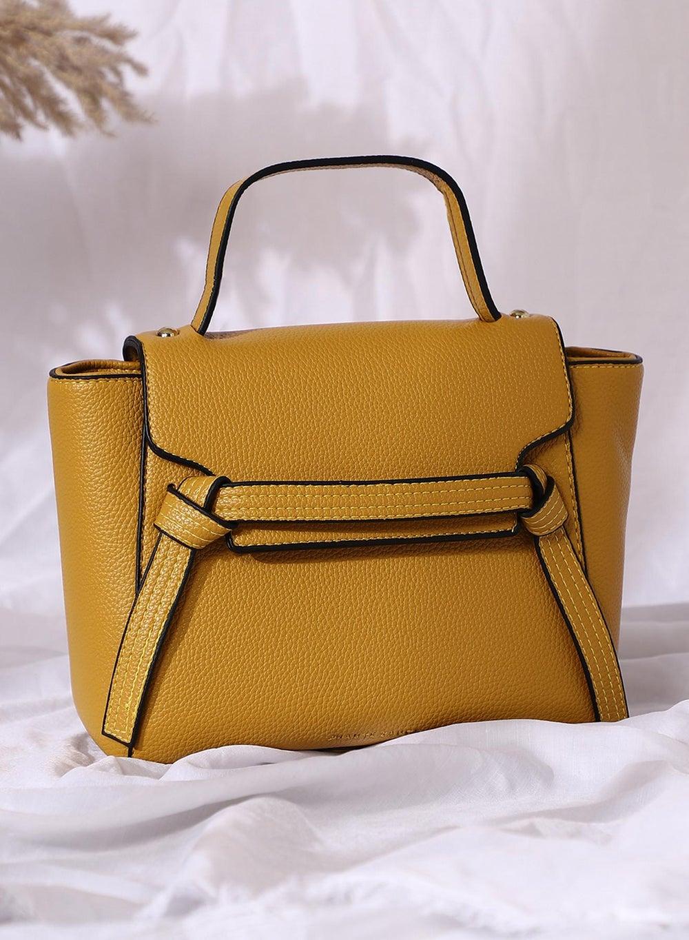 Haute Sauce Cruise Hand Bag - Mustard Yellow Elegance - Image 1