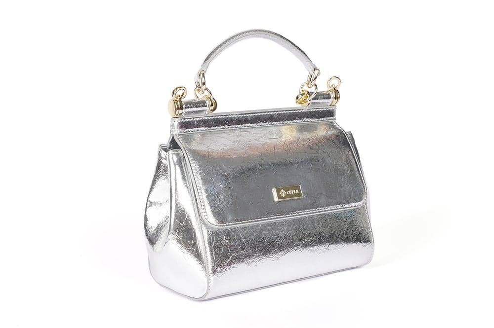 Cuple Chic Polished Satchel Handbag - Small Size for Women - Image 1