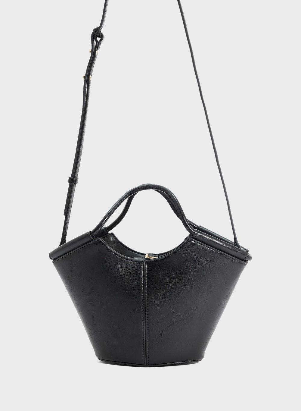 MANGO Chic Mini Shopper-Style Shoulder Bag - Image 1