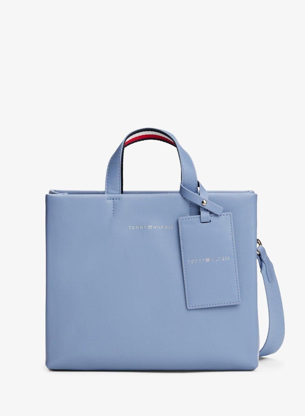 TOMMY HILFIGER Elegance: Women's Logo Satchel with Top Handle - Image 1