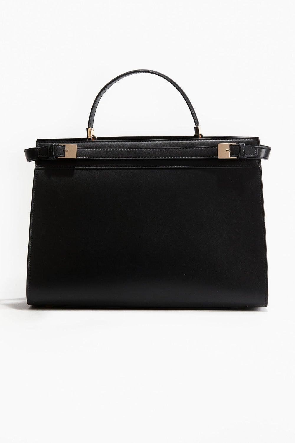 H&M Chic Strap-Detail Tote - Elegant Everyday Carry - Image 1