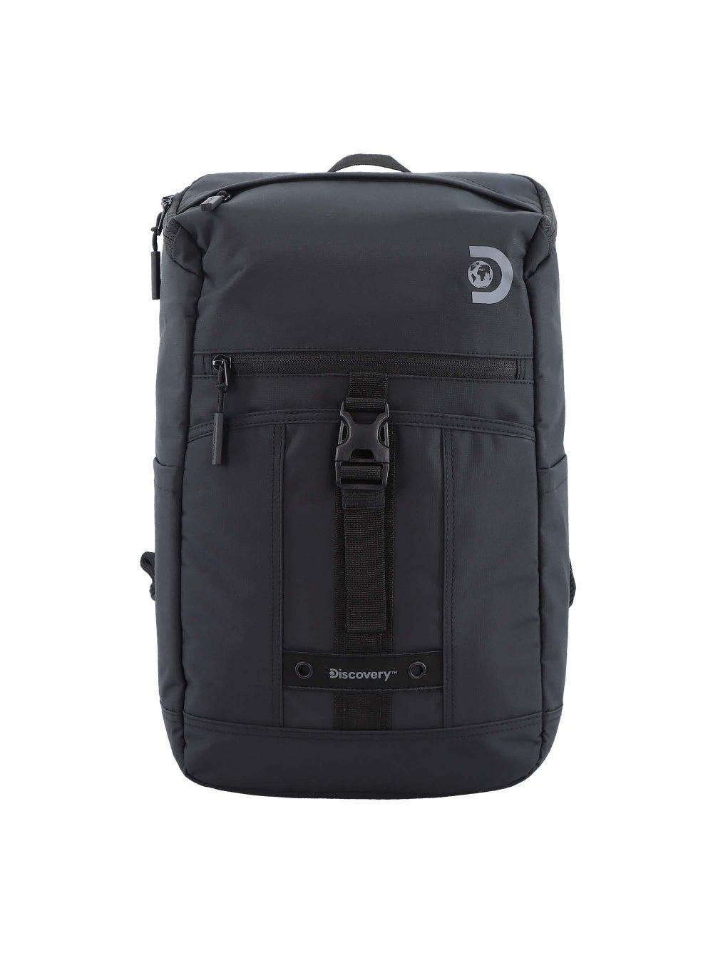 Discovery Black SHIELD 30L RPET Laptop Backpack with Tablet Slot - Image 1