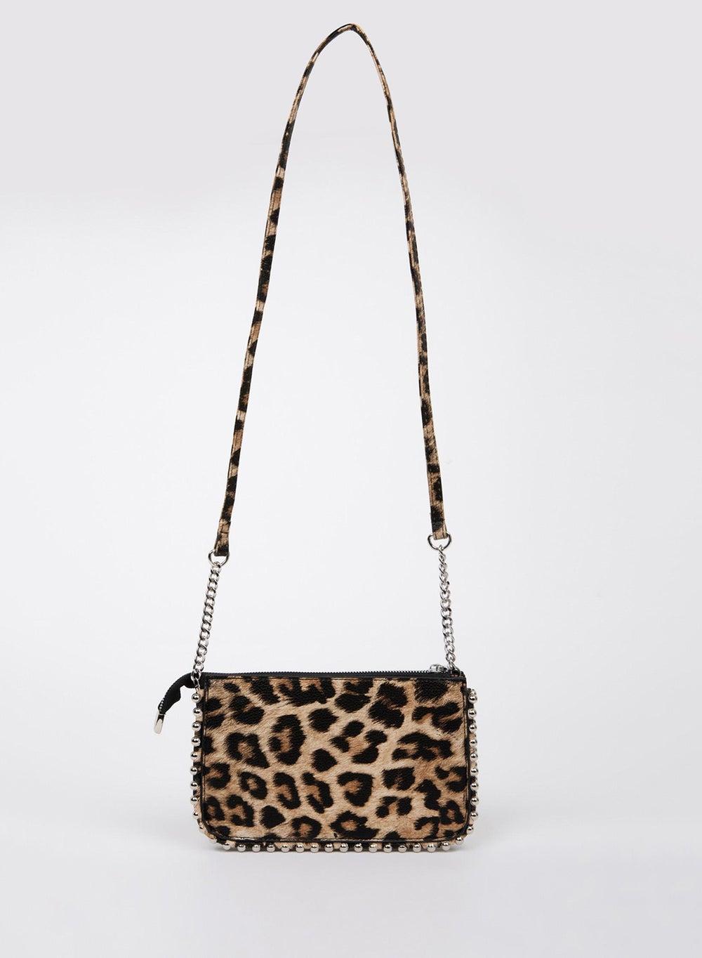 DeFacto Chic Leopard Print Women's Crossbody Bag - Image 1