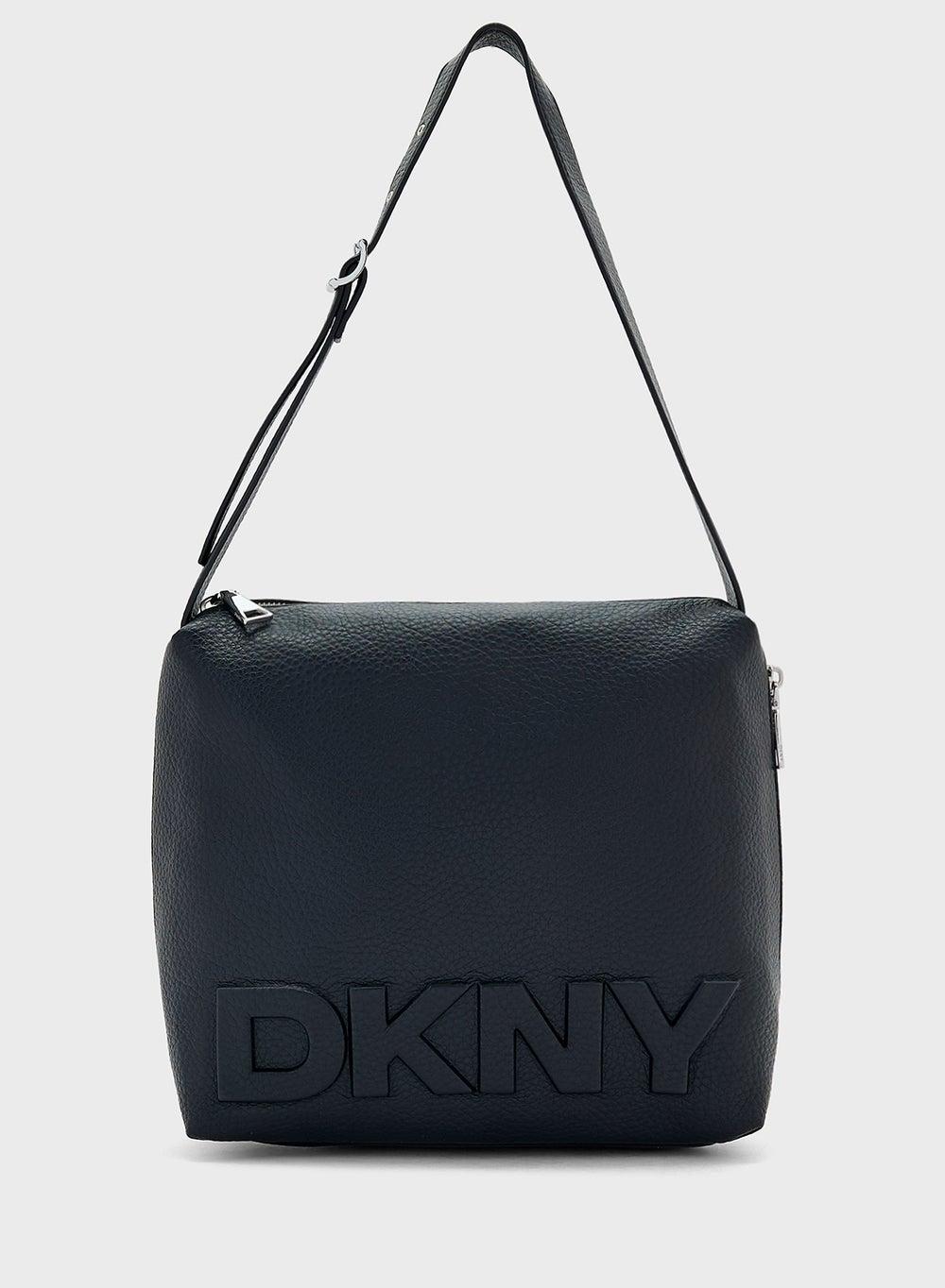 DKNY Zia Logo Detailed Zip-Over Hobo - Chic and Functional - Image 1