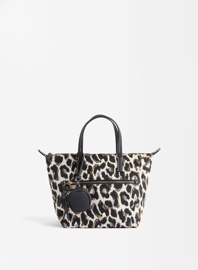 PARFOIS Black Leopard Tote: Chic Style Meets Everyday Utility - Image 1