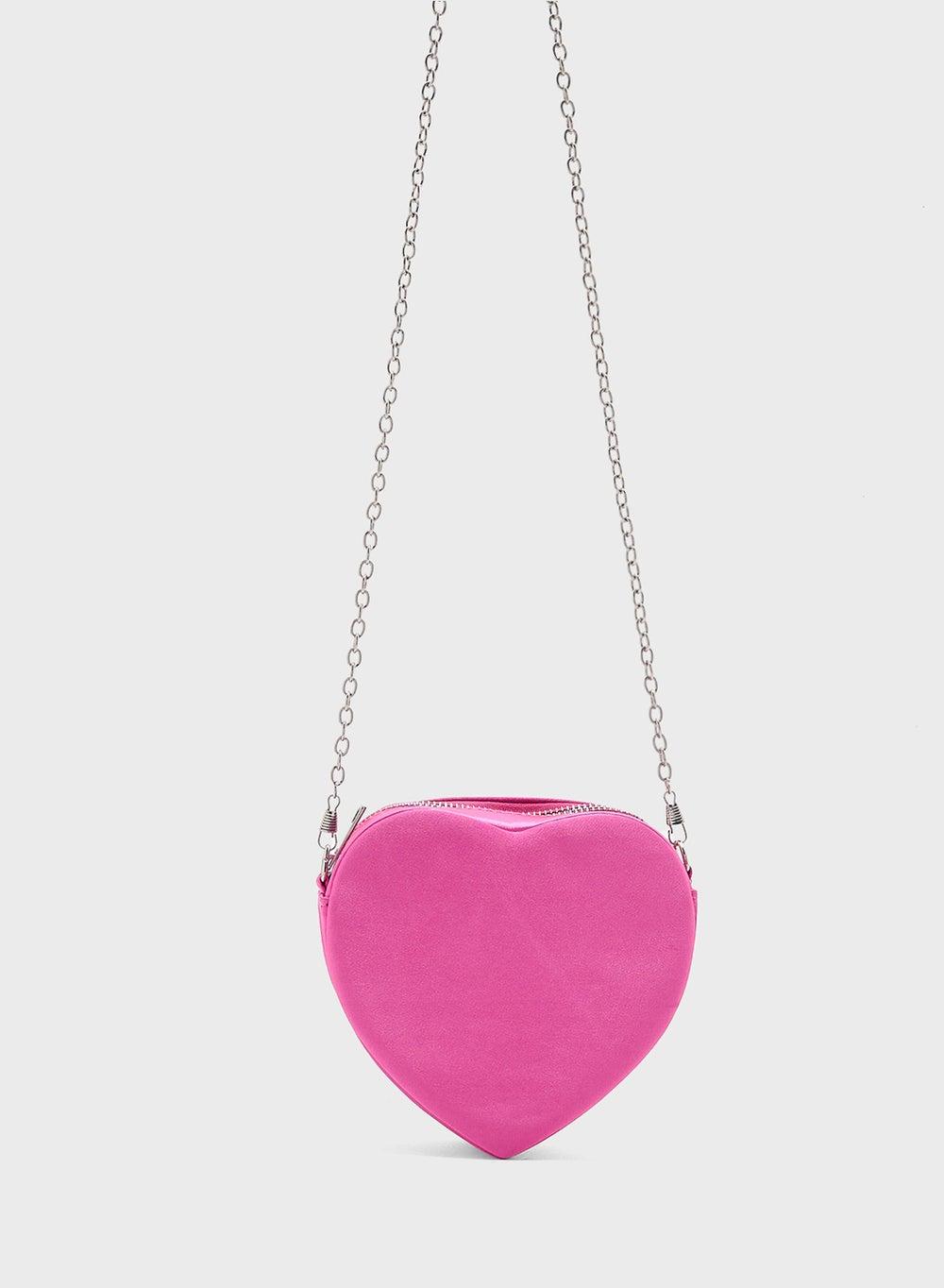 Ginger Heart Diamante Clutch Bag: Elegance in Your Hands - Image 1