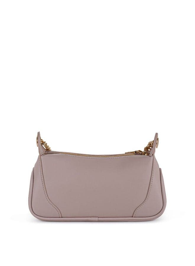 Vincci Pink Elegance: Chic Women’s Shoulder Bag with Chain Detail - Image 1