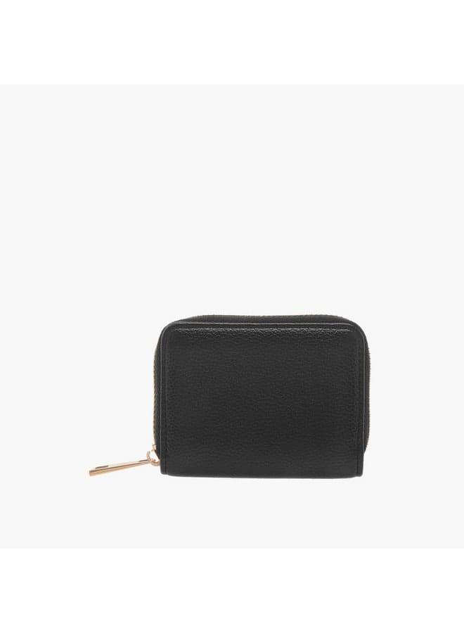 Flora Bella Textured Elegance Wallet with Secure Zip Closure - Image 1