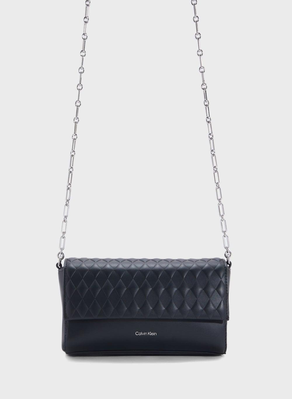 CALVIN KLEIN Eco-Chic Mini Quilt Crossbody with Chain - Image 1