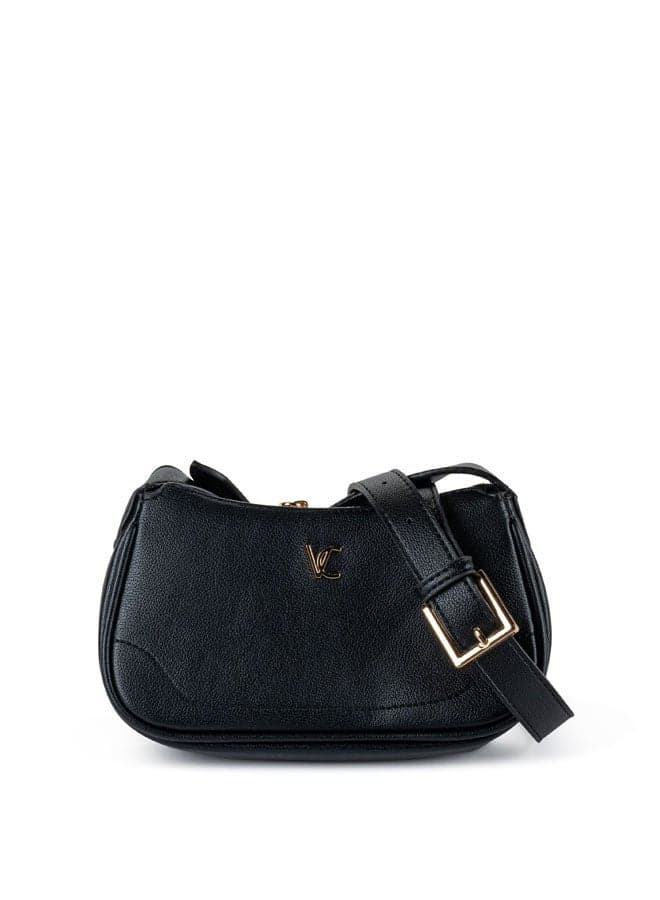 Vincci Black Elegance Shoulder Bag for Women - Image 1