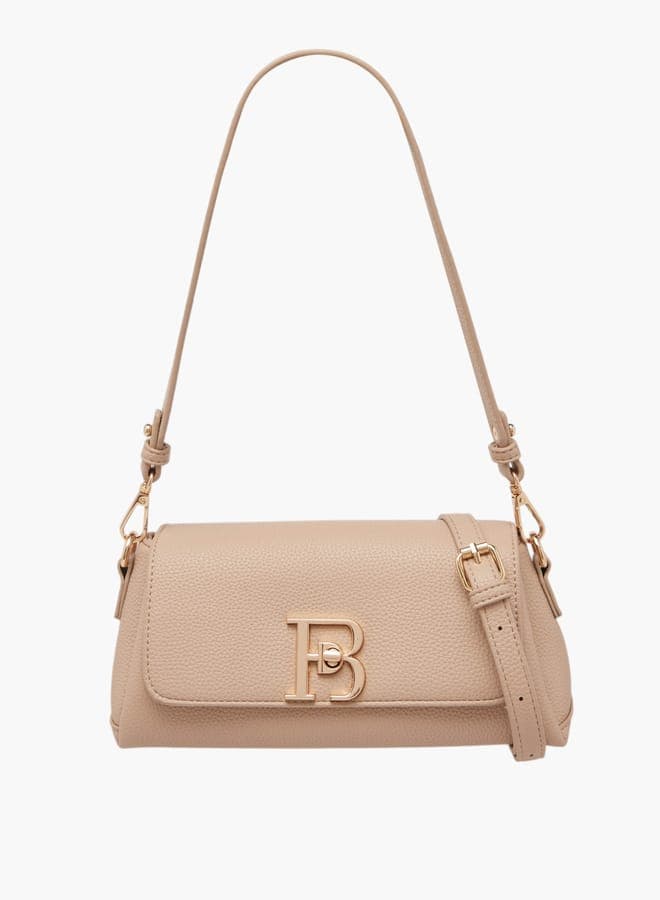 Flora Bella by Shoexpress - Chic Logo Crossbody Bag - Image 1