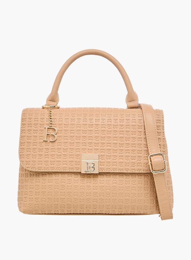 Flora Bella Monogram Embossed Women's Crossbody Bag - Image 1