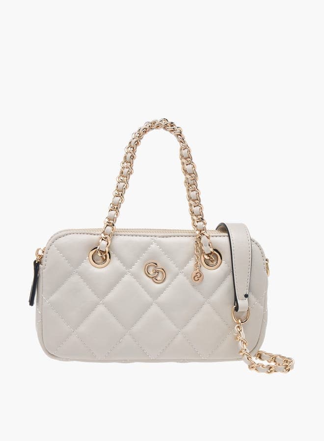Celeste Elegance Quilted Women's Crossbody with Detachable Chain - Image 1