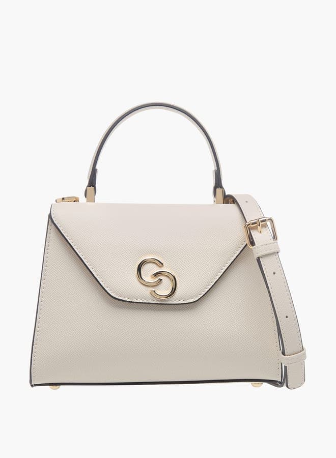 Celeste Crossbody Chic: Textured Elegance with Detachable Strap - Image 1