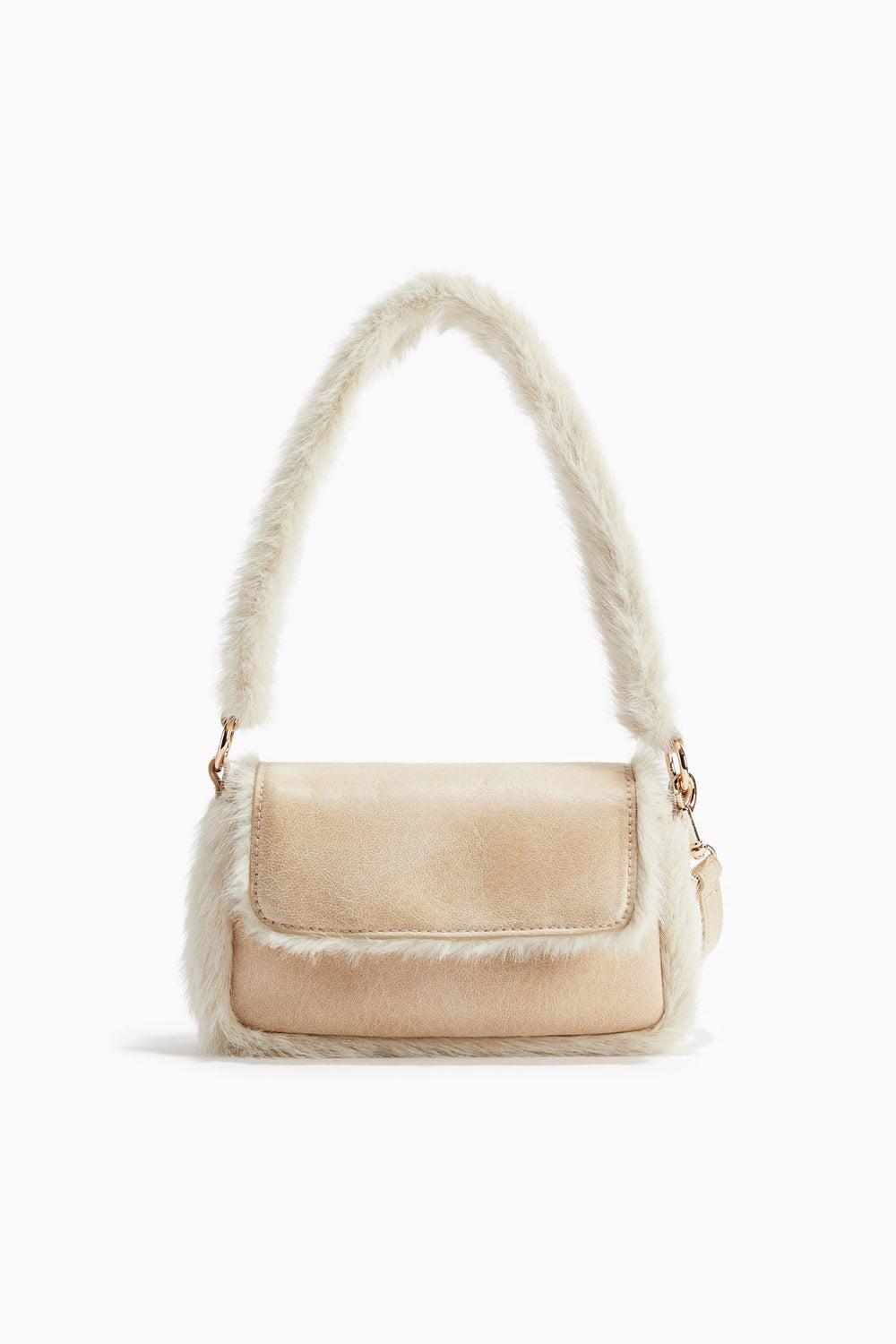 H&M Elegant Fluffy-Trim Crossbody Bag for Chic Styling - Image 1