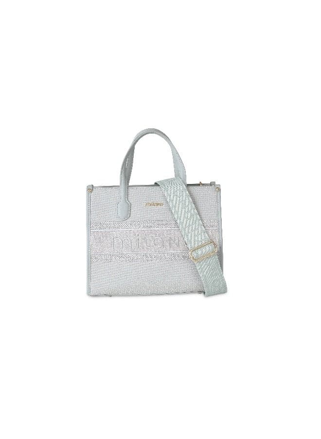 Milano Farah-Tote: Elegant Linen Canvas Bag for Women - Image 1
