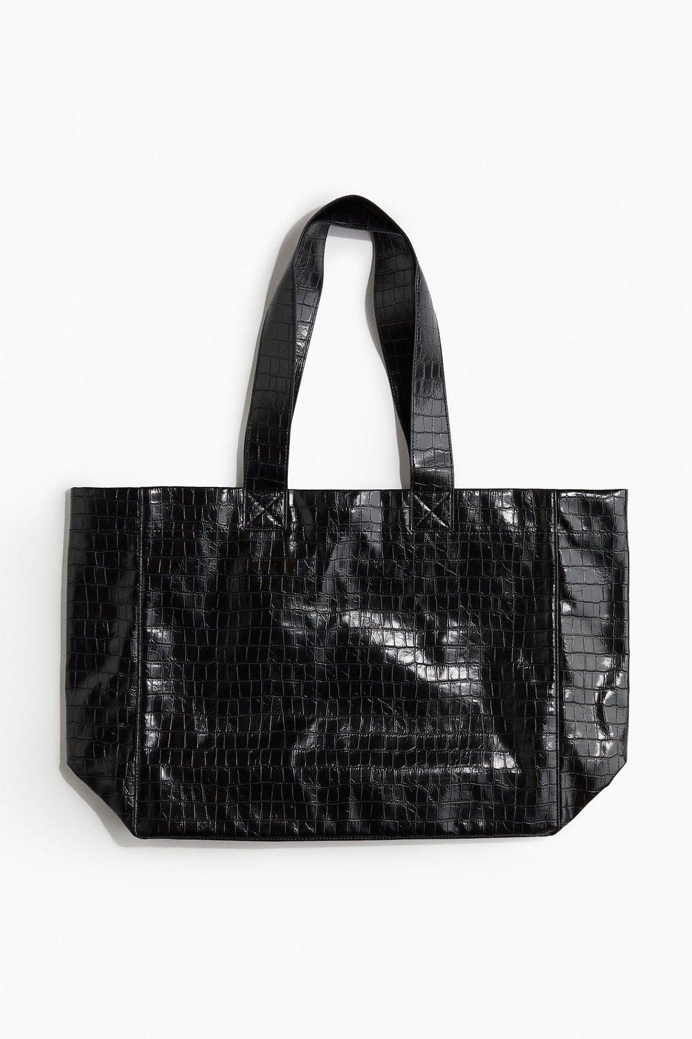 H&M Coated Elegance Shopper Tote for Women - Image 1