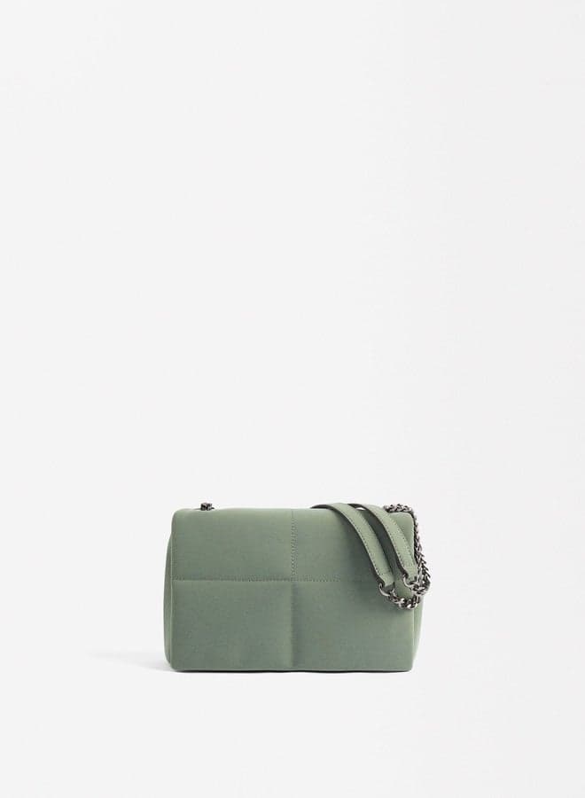 PARFOIS Green Velvet Effect Women's Shoulder Bag - Image 1