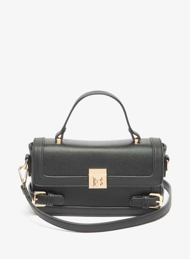 Flora Bella Textured Satchel: Elegance on the Go - Image 1