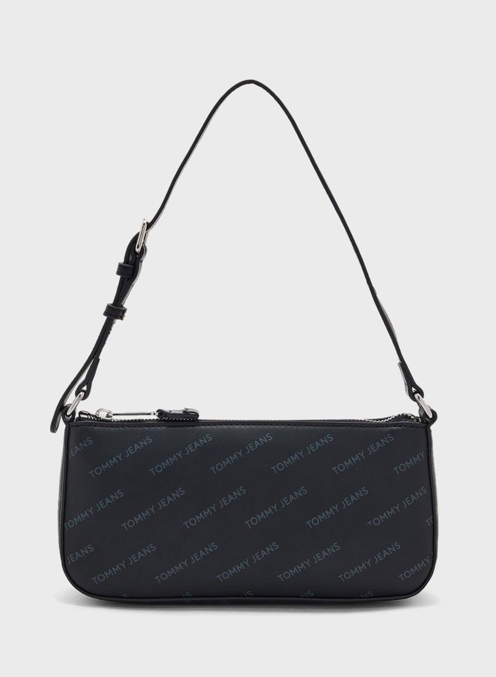 TOMMY JEANS Signature Zip Crossbody - Chic Evening Essential - Image 1