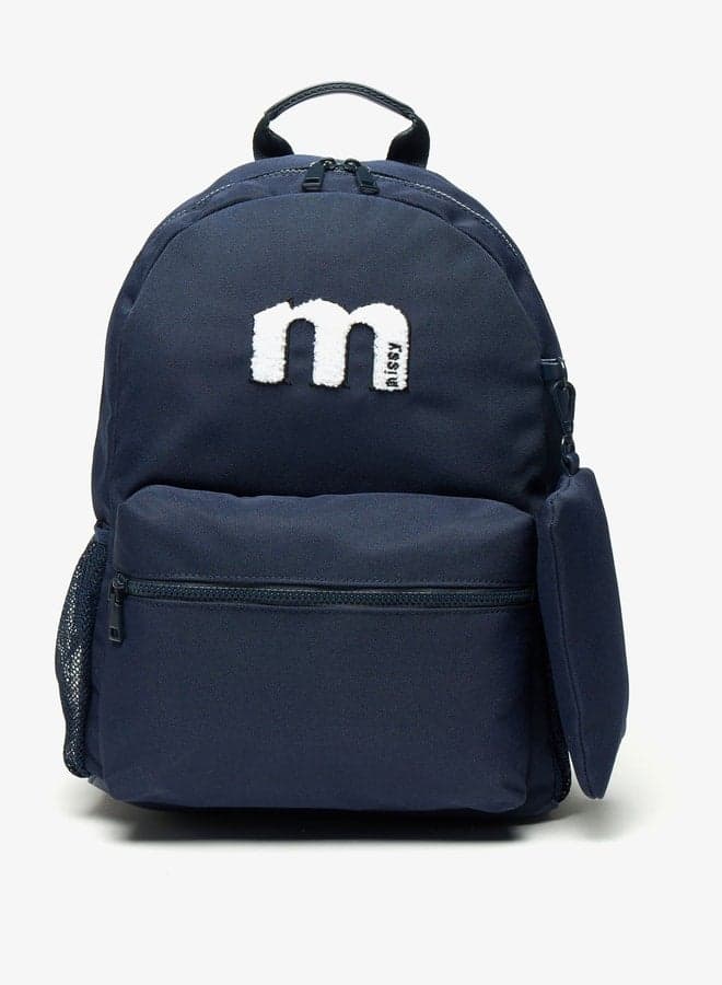 MISSY Logo-Embellished Women's Backpack with Adjustable Straps - Image 1