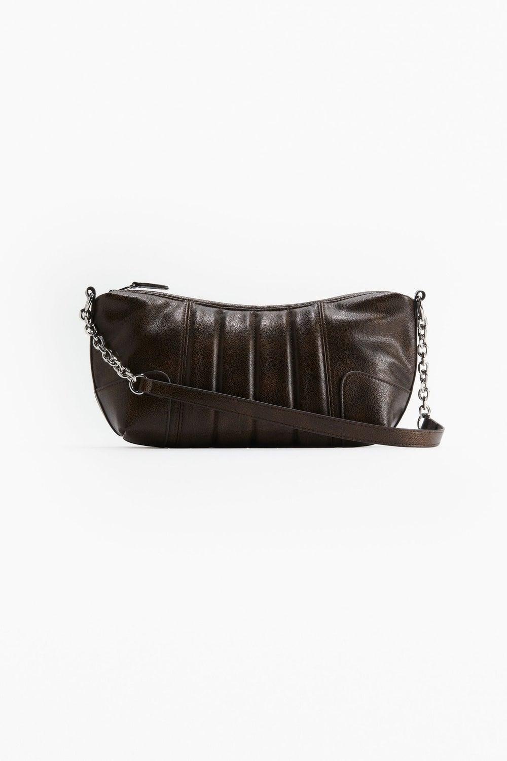 H&M Chic Quilted Shoulder Bag with Chain Detail - Image 1