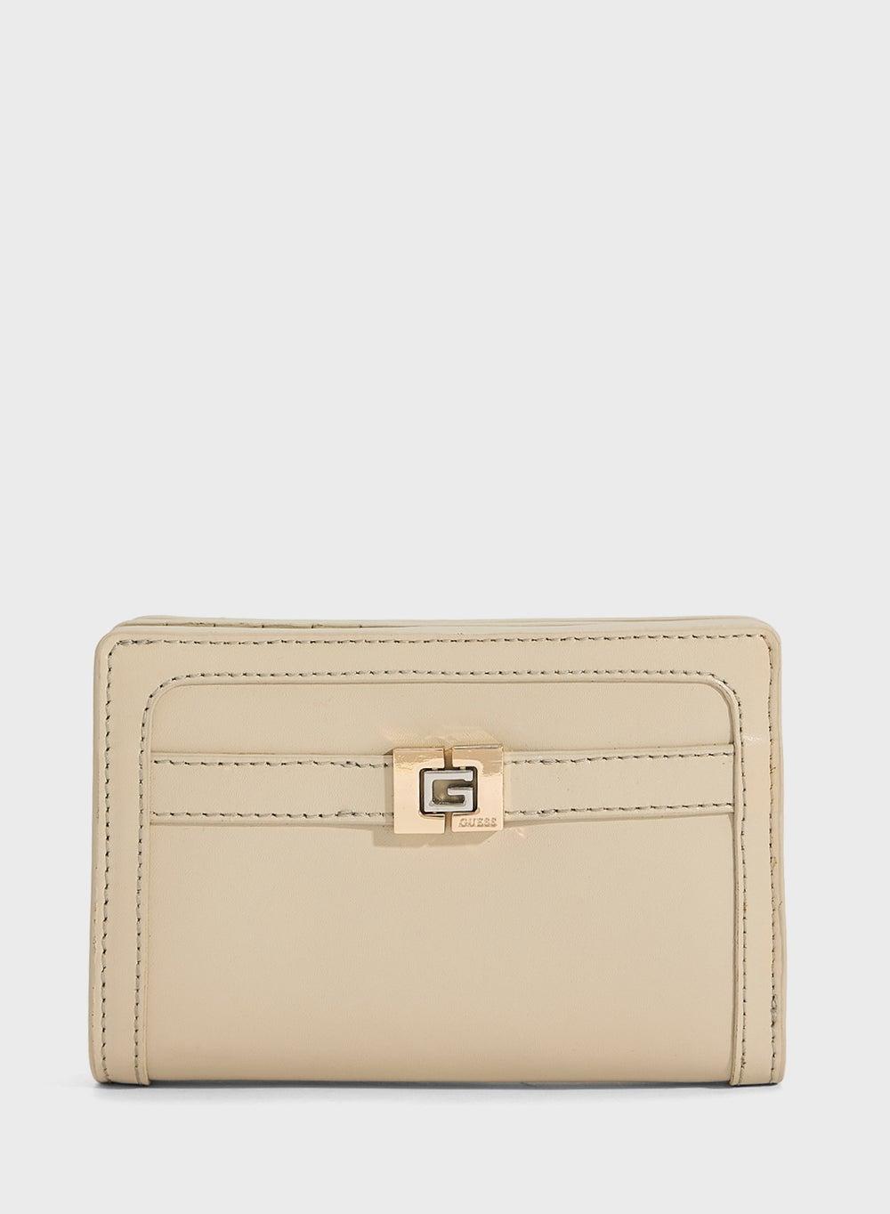 GUESS Logo Compact Leather Wallet for Stylish Women - Image 1