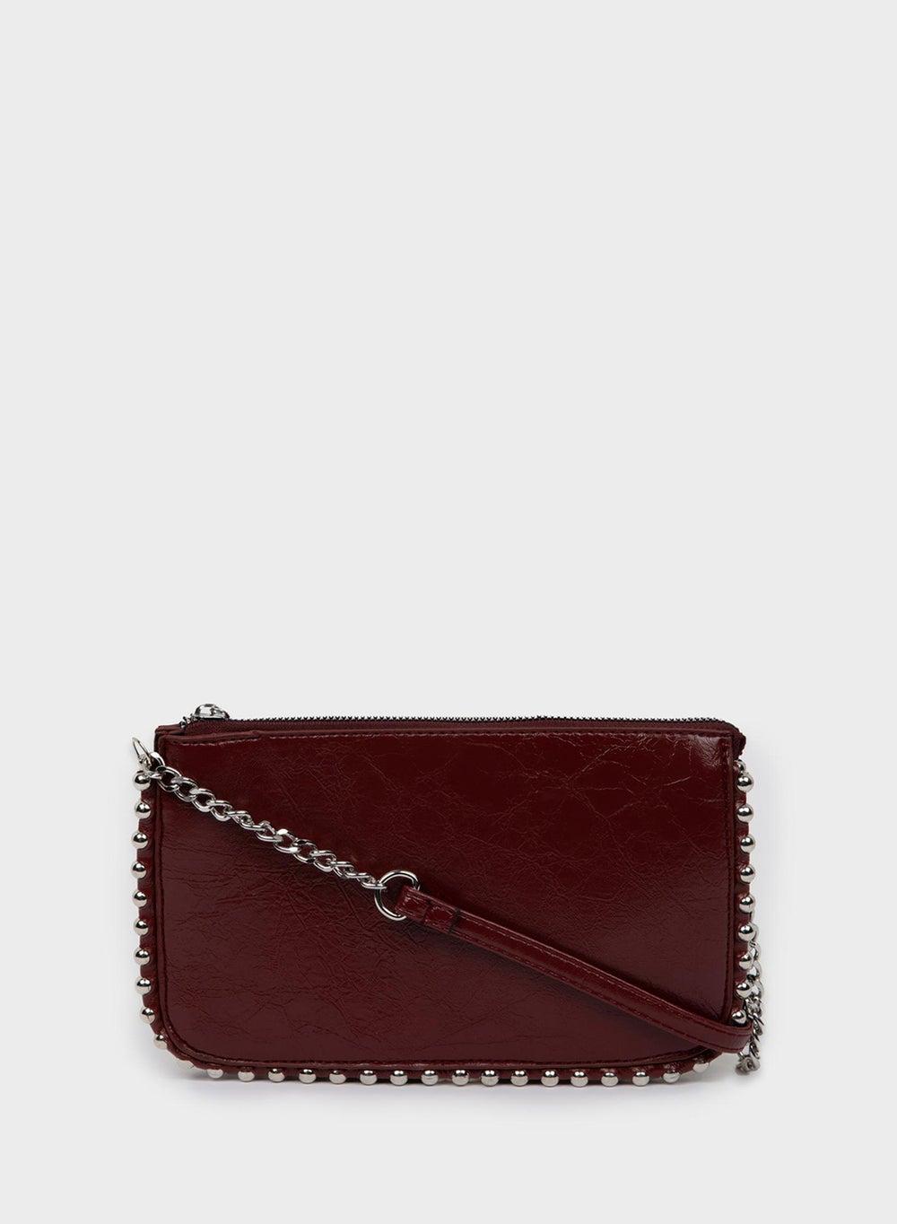 DeFacto Studded Elegance: Chic Faux Leather Crossbody - Image 1
