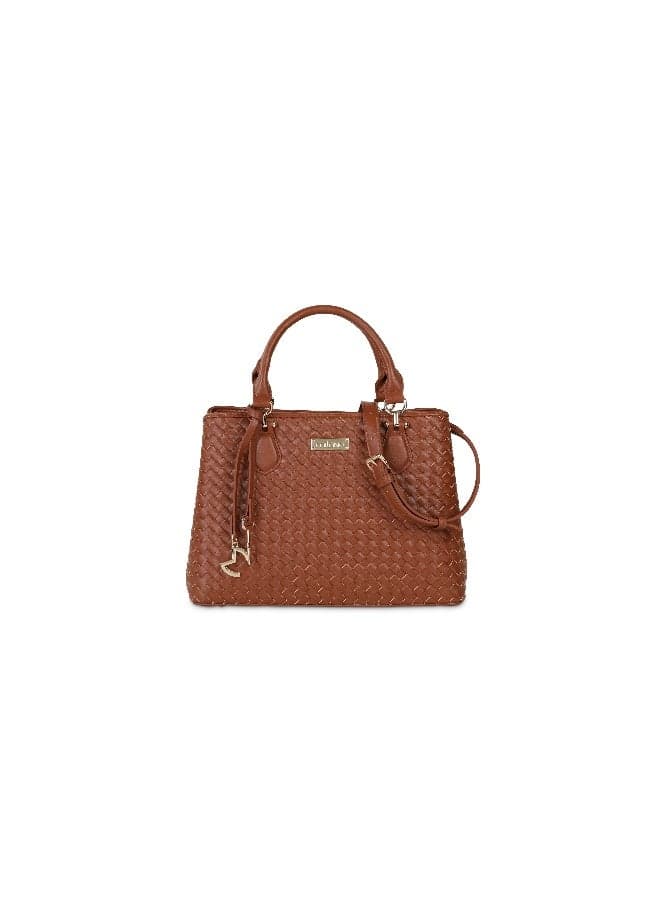 Milano ZOYA-Tote: Stylish Elegance in Tan for Women - Image 1