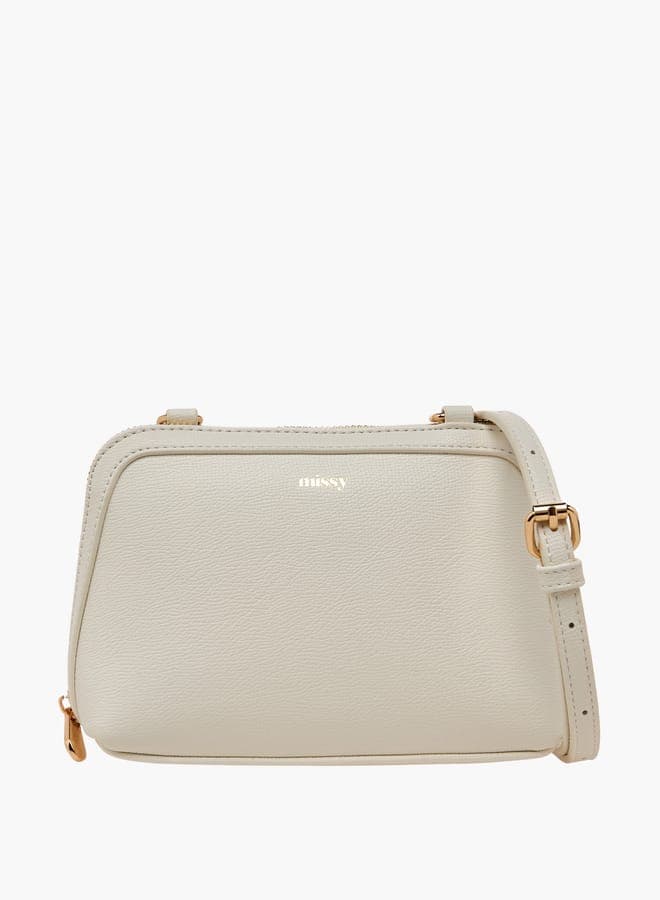 MISSY Elegant Panelled Crossbody Bag with Detachable Strap - Image 1
