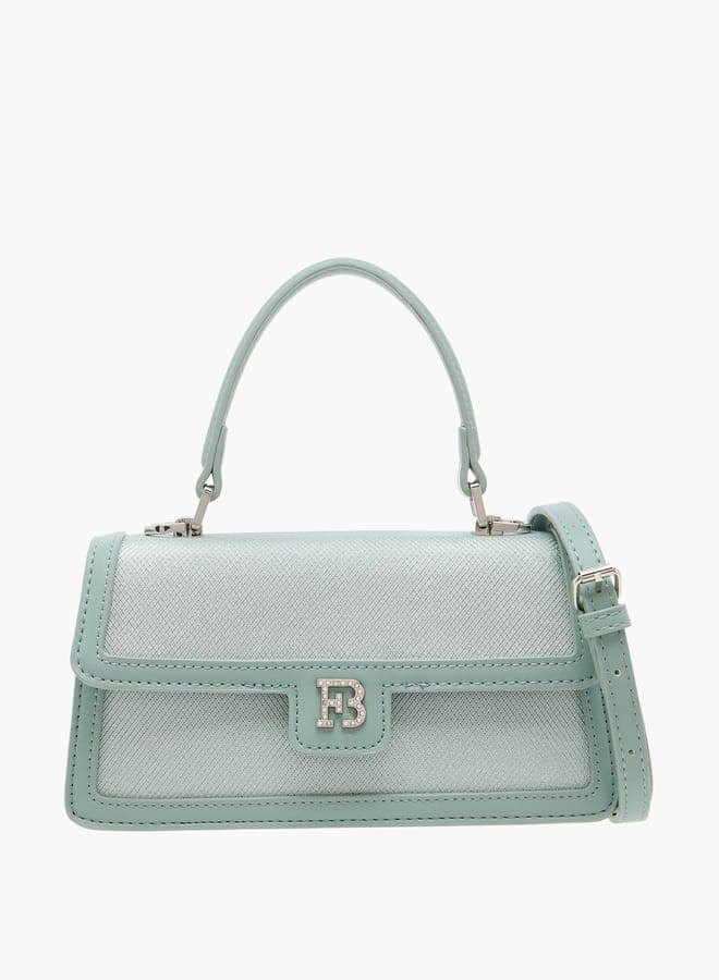 Flora Bella Elegance – Chic Women's Panelled Satchel Bag - Image 1