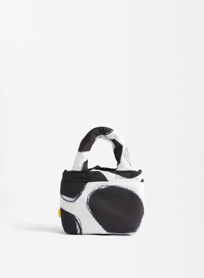 PARFOIS Polka Dot Elegance: Chic Nylon Tote for Women - Image 1