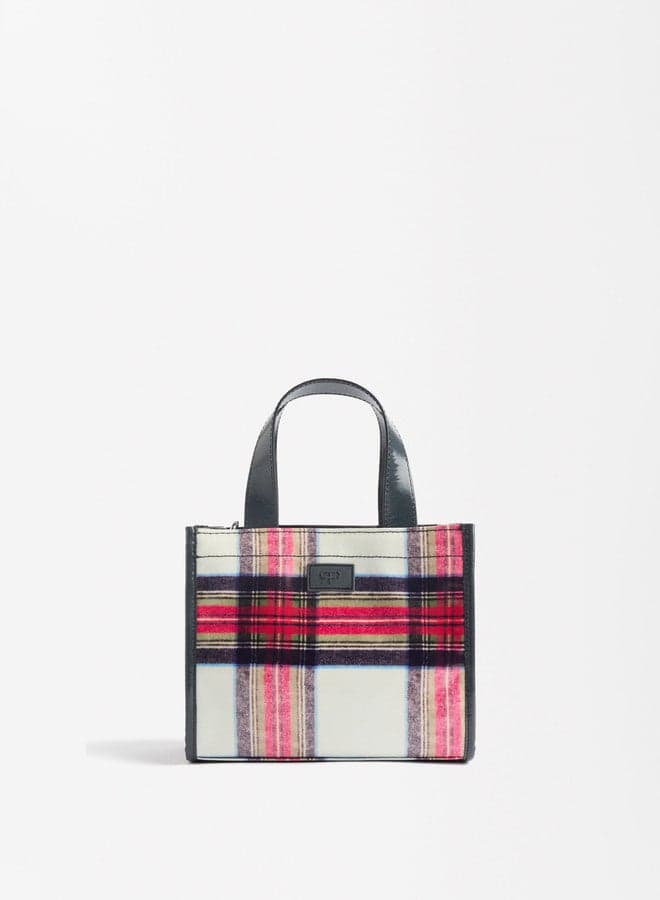 PARFOIS Women's Multicolor Printed Chic Mini Tote - Image 1