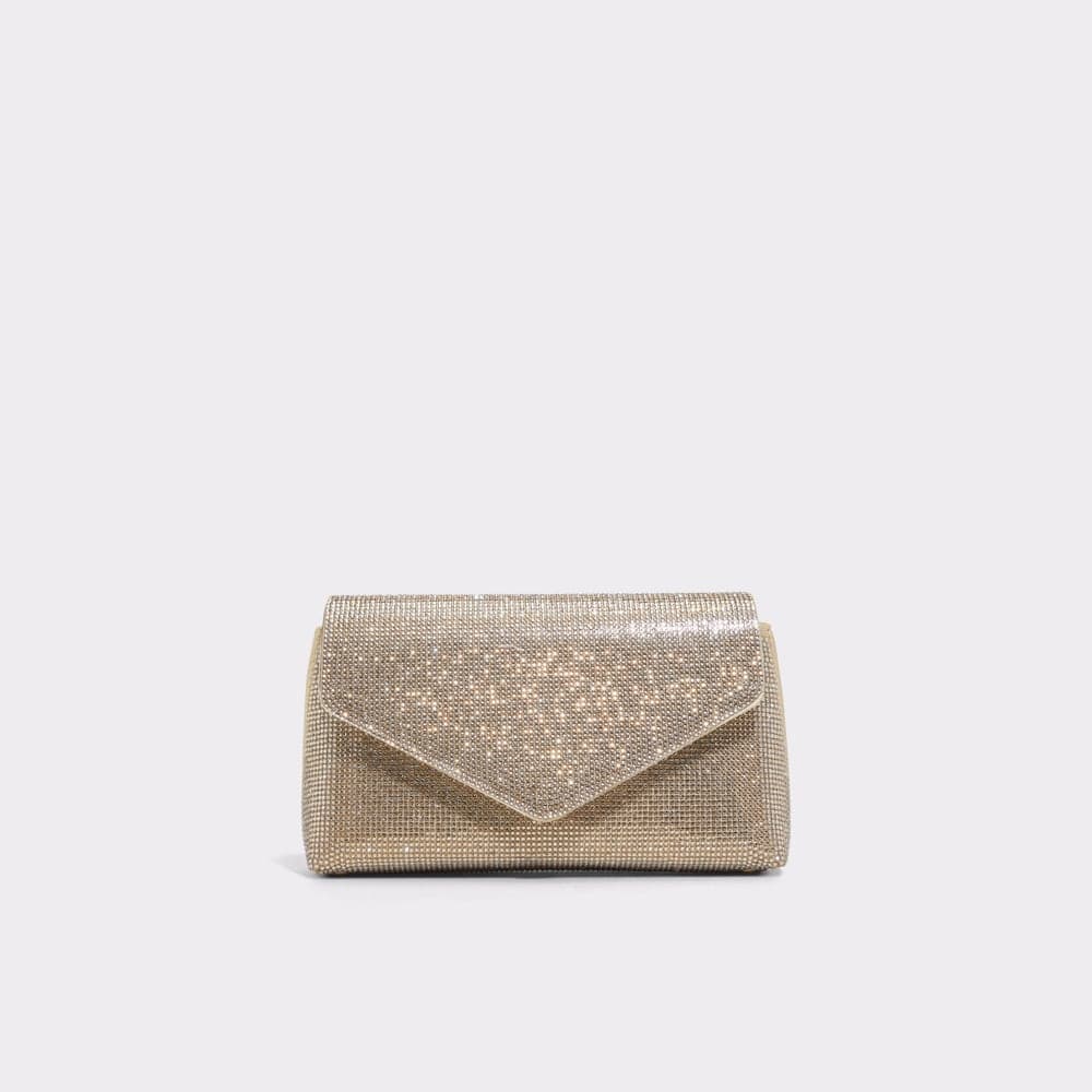 ALDO Blingita Gold Embellished Clutch for Elegant Evenings - Image 1