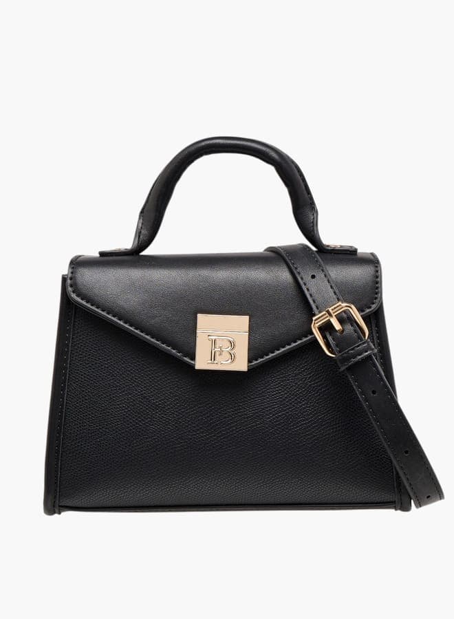 Flora Bella Textured Satchel: Elegance On the Go - Image 1