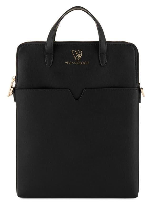 Veganologie Jupiter 13" Eco-Friendly Laptop Bag - Black - Image 1