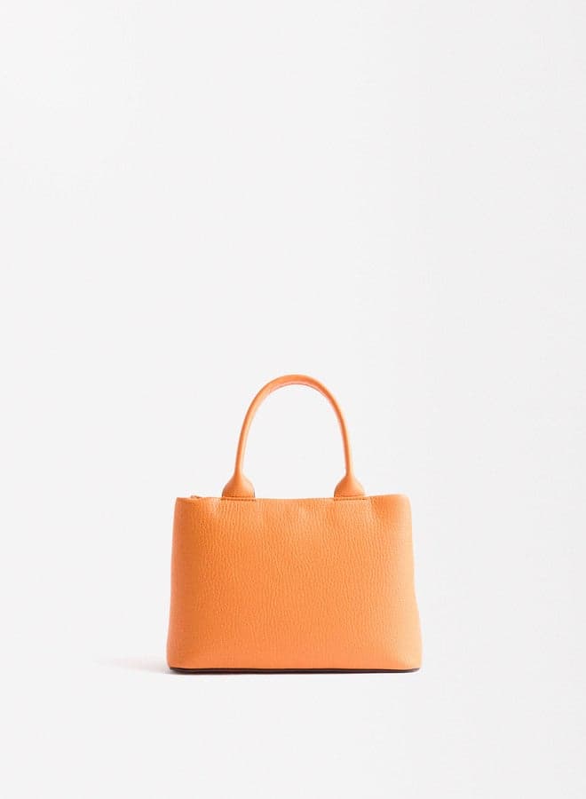 PARFOIS Orange Chic Tote Bag with Versatile Shoulder Strap - Image 1