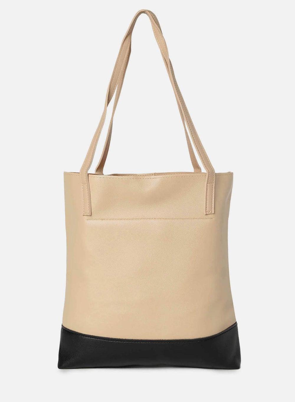 Mabel Haute Sauce Black & Cream Tote - Elegance On-the-Go - Image 1