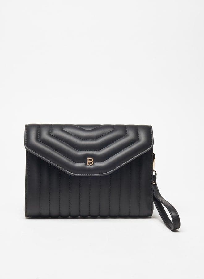 Flora Bella Quilted Clutch - Elegance on Your Wrist - Image 1